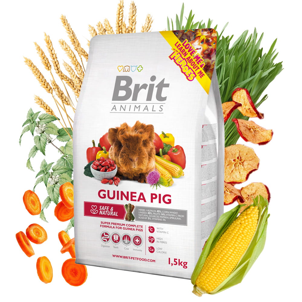 BRIT Animals Guinea Pig Complete Karma dla świnek morskich 1,5kg